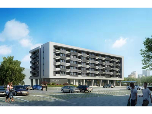 翔宇工業(yè)園建設(shè)效果圖-宿舍樓